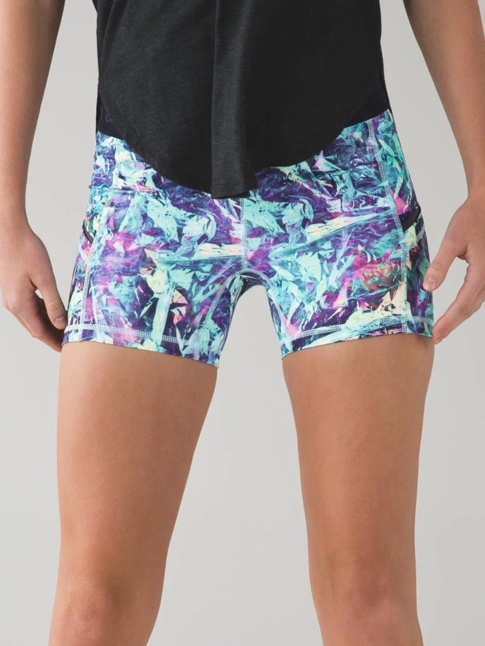 Lululemon What The Sport Shorts Women's Size 2 Biker Short Athletic